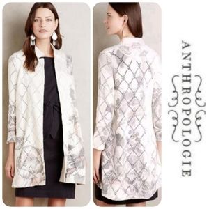 🆕Anthropologie🌷Knitted Knotted Long Floral Cardigan